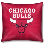 Chicago Bulls NBA 16" Embroidered Plush Pillow with Applique