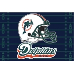 Miami Dolphins NFL 39" x 59" Tufted Rug