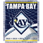 Tampa Bay Devil Rays MLB 48"x 60" Triple Woven Jacquard Throw