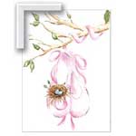 Springtime Ballet - Contemporary mount print with beveled edge