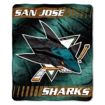 San Jose Sharks NHL Micro Raschel Blanket 50" x 60"