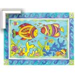 Zippy Fish - Framed Canvas