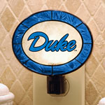 Duke Blue Devils NCAA College Art Glass Nightlight