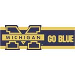 Michigan Wolverines 7" Tall Die Cut Wallpaper Border