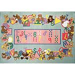 Teddies & Letters Rug (5'3" x 7'6")