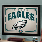 Philadelphia Eagles NFL Framed Glass Mirror