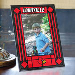 Louisville Cardinals NCAA College 9" x 6.5" Vertical Art-Glass Frame