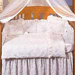 Isabella Blue Regular 4-Sided Bumper - Toile 