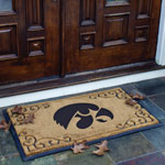 Iowa Hawkeyes NCAA College Rectangular Outdoor Door Mat