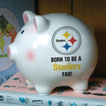 Pittsburgh Steelers NFL Ceramic Piggy Bank