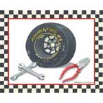 Race Car Gear II - Framed Print