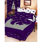 Kansas State Wildcats 100% Cotton Sateen Twin Bed-In-A-Bag
