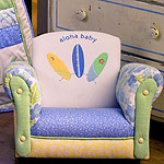 Aloha Baby Upholstered Rocking Chair