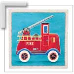 Fire Engine - Framed Print