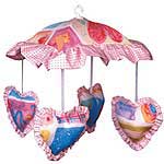 Two Hearts Musical Mobile