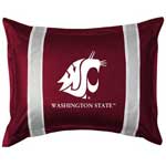 Washington State Cougars Side Lines Pillow Sham