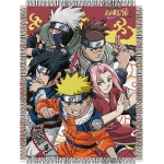 Naruto Crew 48" x 60" Metallic Tapestry Throw