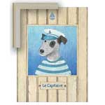 Le Capitaine - Contemporary mount print with beveled edge
