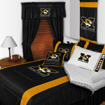 Missouri Tigers Side Lines Comforter / Sheet Set