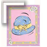 Bodacious Bonnet - Contemporary mount print with beveled edge