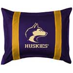 Washington Huskies Side Lines Pillow Sham