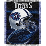 Tennessee Titans NFL "Spiral" 48" x 60" Triple Woven Jacquard Throw