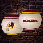 Washington Redskins NFL 18" Rice Paper Lamp