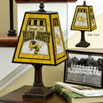 Georgia Tech Yellowjackets NCAA College Art Glass Table Lamp