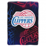 Los Angeles Clippers NBA "Tie Dye" 60" x 80" Super Plush Throw