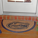 Florida Gators NCAA College Half Moon Outdoor Door Mat