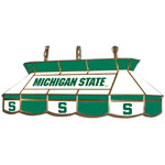 Michigan State Spartans Teardrop Stained Glass Billiard Light