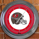 Tampa Bay Buccaneers NFL 15" Neon Wall Clock