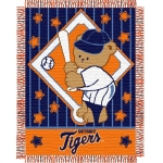 Detroit Tigers MLB Baby 36"x 46" Triple Woven Jacquard Throw