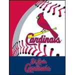 St. Louis Cardinals 60" x 80" Grand Slam Printed Raschel