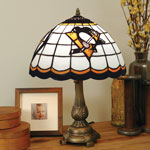 Pittsburgh Penguins NHL Stained Glass Tiffany Table Lamp