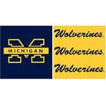 Michigan Wolverines 6" Tall Wallpaper Border