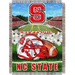 North Carolina State Wolfpack NCAA College "Home Field Advantage" 48"x 60" Tapestry Throw