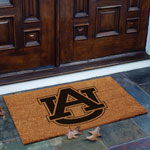 Auburn Tigers NCAA College Rectangular Outdoor Flocked Door Mat