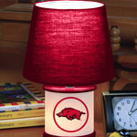 Arkansas Razorbacks NCAA College Accent Table Lamp