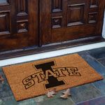 Iowa State Cyclones NCAA College Rectangular Outdoor Flocked Door Mat