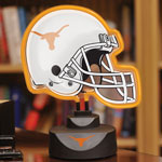 Texas Longhorns NCAA College Neon Helmet Table Lamp