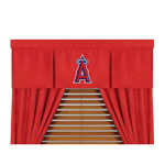 Los Angeles Angels of Anaheim MLB Microsuede Window Valance