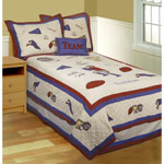 Go Team Twin Quilt Set