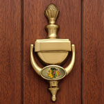 Chicago Blackhawks NHL Brass Door Knocker