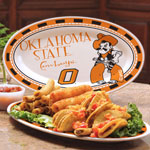 Oklahoma State Cowboys NCAA College 12" Ceramic Oval Platter