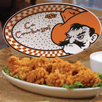 Oklahoma State Cowboys NCAA College 12" Gameday Ceramic Oval Platter