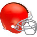 Cleveland Browns Helmet Fathead NFL Wall Graphic