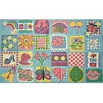 Funky Girls Quilt Rug (39" x 58")