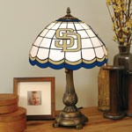 San Diego Padres MLB Stained Glass Tiffany Table Lamp