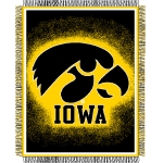 Iowa Hawkeyes NCAA College "Focus" 48" x 60" Triple Woven Jacquard Throw